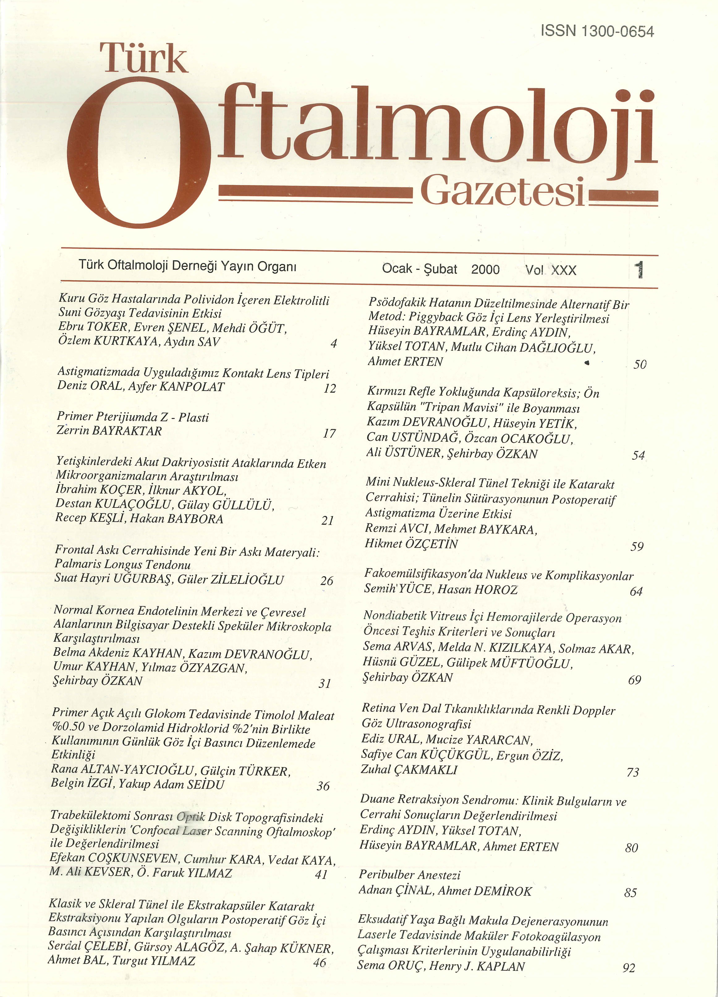 Volume 30, Issue 1