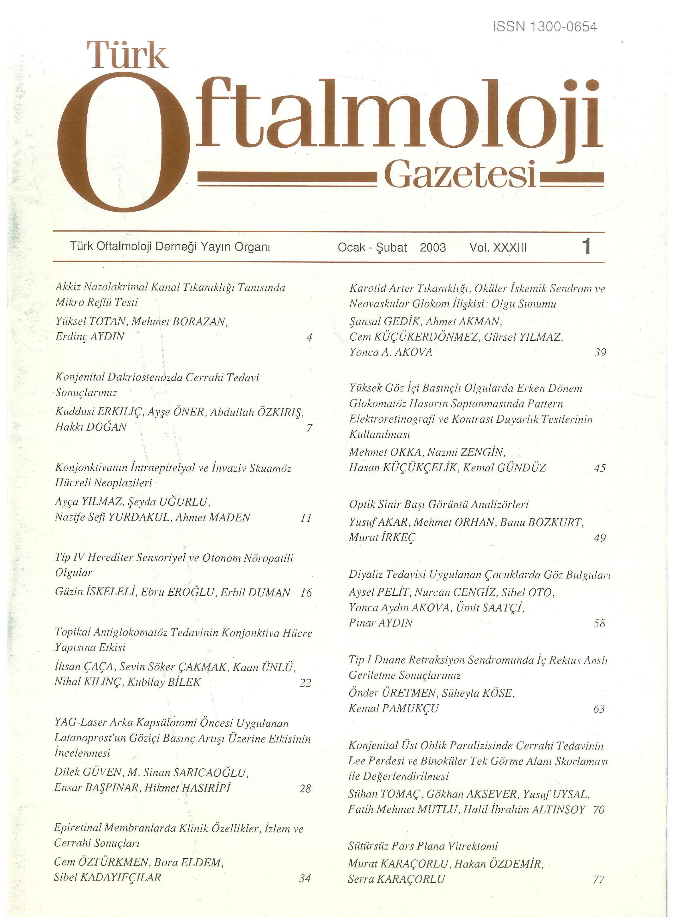 Volume 33, Issue 1